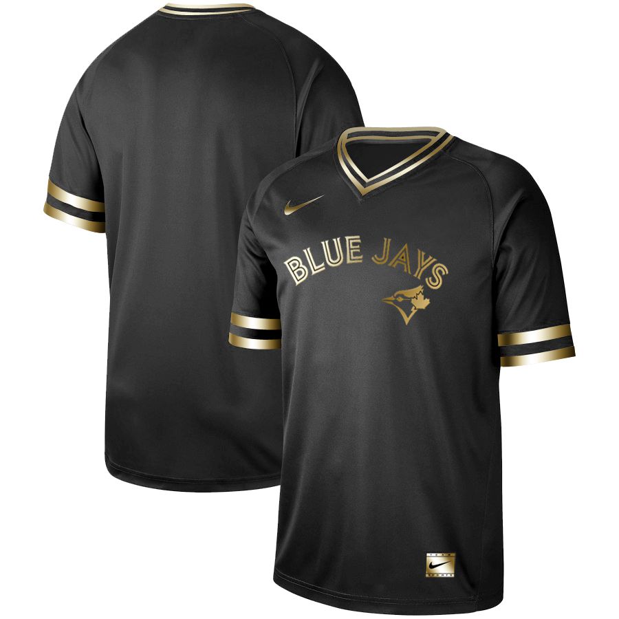 Men Toronto Blue Jays Blank Nike Black Gold MLB Jerseys->philadelphia phillies->MLB Jersey